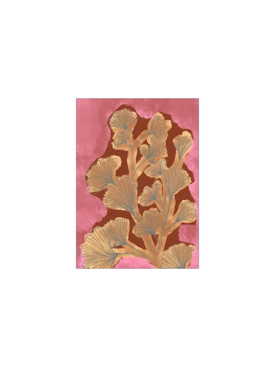 Poster Ginkgo Reverie No.07 50 x 70 Κορνίζα Himmelblau Hochwertiges 265g Kunstpapier