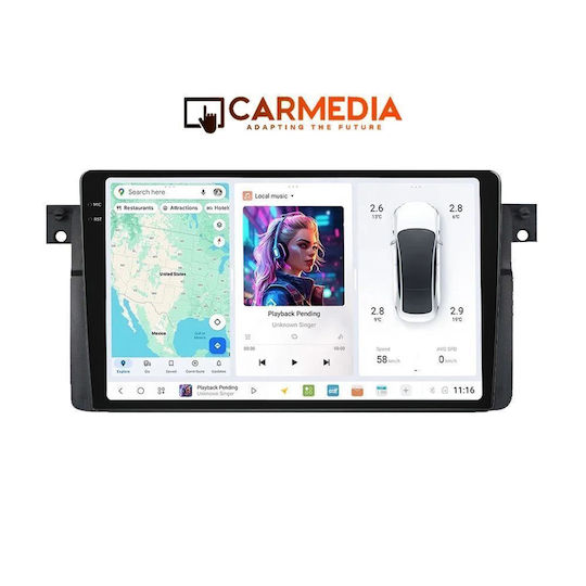 Carmedia Cmdu8095-5 Pro Plus Tablet 9.5'' OEM BMW Serie 3 E46 1998-2005
