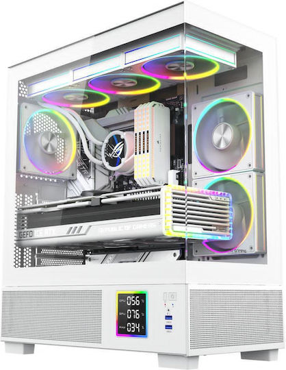 ProGaming Kian White Glacier 360 Gaming Desktop PC (i7-12700KF/32GB DDR5/1TB SSD/GeForce RTX 5070/W11 Home)
