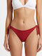 Bikinihosen Brasil mit Schnürung Rote S12967456-ROT