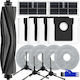 Set de accesorii cu 16 piese compatibil cu aspiratoarele robot Dreame X40 Ultra X40 Master X40 Pro L40 Ultra Mova P10 Pro Ultra P50 Ultra P50 Pro Ultra Perii principale laterale mopuri