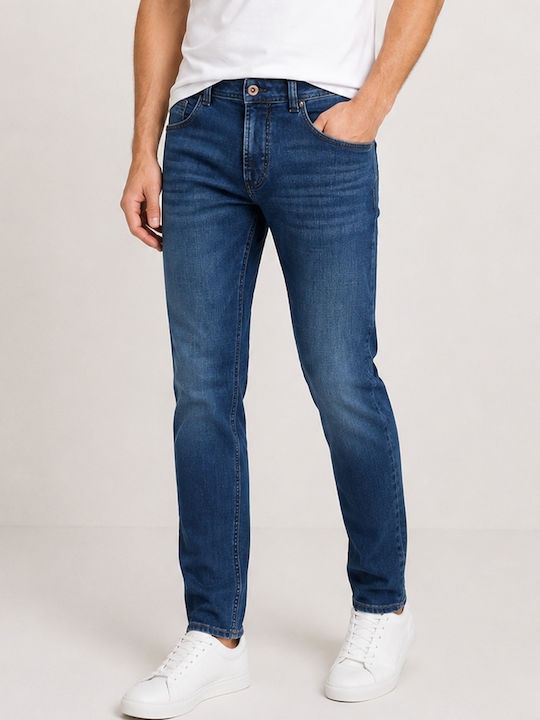 Hattric Herren Jeanshosen Dunkelblaue Elastisch...