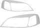 Scheinwerfer Masken Vorderseite Opel Astra 03 Silber