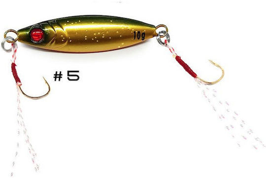 Pregio Micro Real Artificial Bait Slider 14g Silver Blue