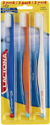 Lactona Iq 4-row Soft 3 Pack, Extra Μαλακές Οδοντόβουρτσες, Πακέτο 3 Τεμαχίων Lactona Iq 4-row Soft 3 Pack, Extra Μαλακές Οδοντόβουρτσες, Πακέτο 3 Τεμαχίων