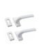 Domus 6110 Window Pair with Rosette Black 6110L