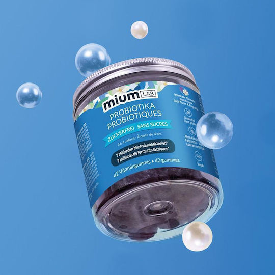 Mium Lab Probiotics Supplement with Probiotics 42 Gummies