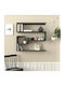 Wandregal Anthracit 90x22x87cm