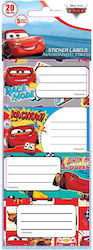 Diakakis Cars Notebook Etiketten 20 Stück Diakakis Cars Notebook Etiketten 20 Stück