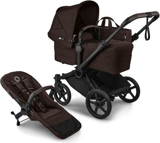 Bugaboo Donkey 6 Complete 2 in 1 Baby Stroller Suitable for Newborn Black 15.2kg