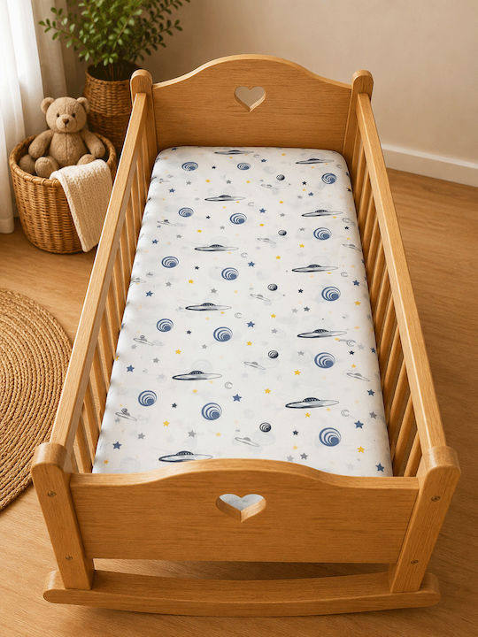 Bunny Bebe Baby Bettlaken Für Wiege Baumwolle S...