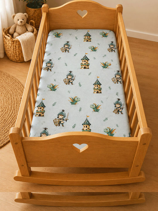 Bunny Bebe Baby Bettlaken Für Wiege Baumwolle R...
