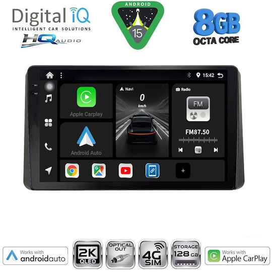 Digital Iq Bxk 20209_cpaa 10inc Multimedia Tablet Honda Wr-v Mod 2022+