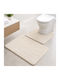 My Home Luxury Non-Slip Bath Mats Set SET02-06 Ecru 50x80cm 2pcs