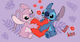 Disney Lilo Stitch Kiss Bath Towel Beach Towel 70x140cm