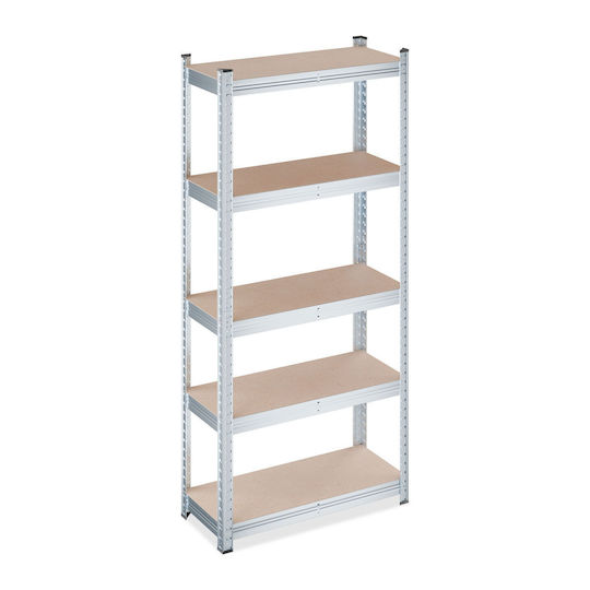 Relaxdays Ραφιέρα Dexion 70x30x150εκ. με 5 Ράφια