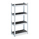 Relaxdays Dexion Shelf Galvanized 60x30x120cm w...