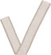 Bandă Diagonală Denim Bej Offwhite 1.6 Cm Metru