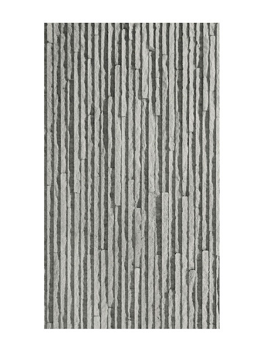 3D Wall Panels with Glue Grey 120x60cm 10pcs