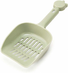 Litter Scoop Sieve Long Handle Green