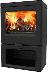 Charnwood Skye 7 Soba pe lemne metalică Gunmetal