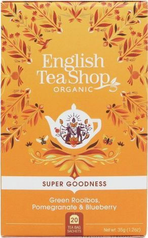 English Tea Shop Organic Green Tea 20 Bags 35gr