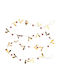 Broste Copenhagen Christmas Garland with Beads Glass Bronze 184cm