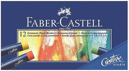 Faber-castell Маслени пастели 12 бр Картонена кутия