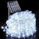Solar Christmas Tube Lights Cold White 10m