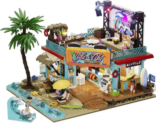 Lumibricks Cuburi de construit educative Surf Shop pentru 16+ ani 2097 buc