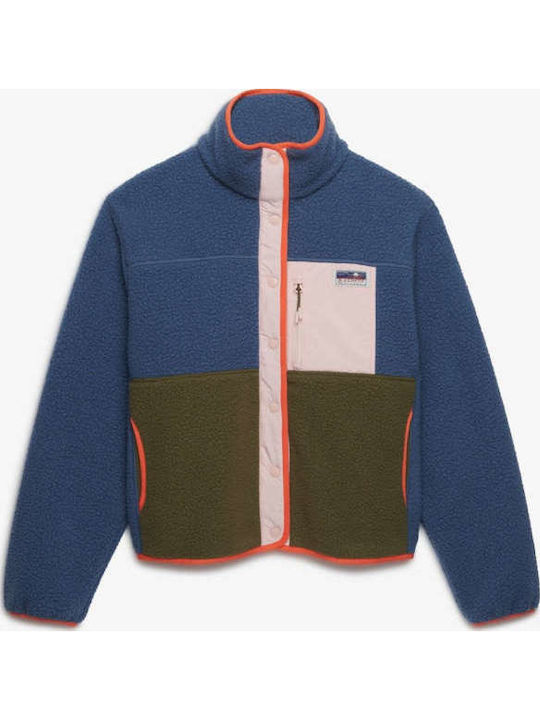 Superdry Fleece-Strickjacke für Damen mit Reißv...
