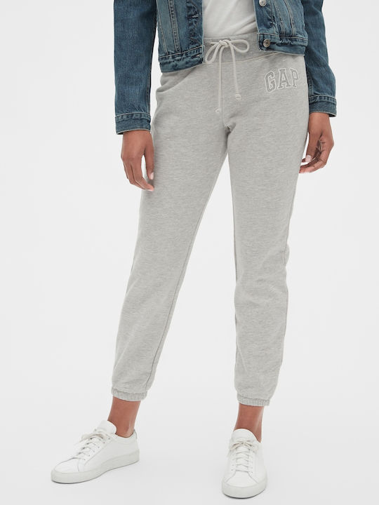 Pantaloni de trening cu elastic Light Heather Gray