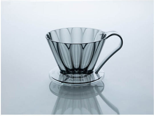 Cafec Fdo-102 Tritan Flower Dripper 02 Овал Черен