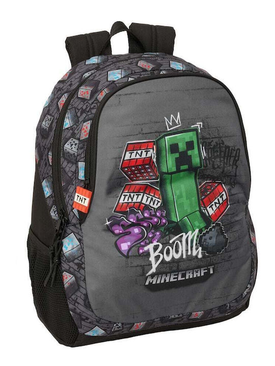 Safta Minecraft Graffiti Adaptabil Ghiozdan de Spate Scoala