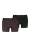 Everyday Basic Ανδρικά Μποξεράκια Chocolate / Black 2Pack