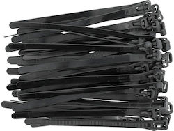 Plastische Kabelbinder Abnehmbar 7,6x150 Mm 50 Stück Schwarz Plastische Kabelbinder Abnehmbar 7,6x150 Mm 50 Stück Schwarz