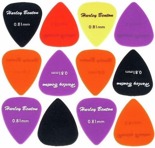 Harley Benton Nylon Player Pick Set 0.81 Mm Guitar Picks