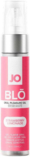 System Jo Pleasure Lubrifiant Gel cu Aromă de Căpșună 30 ml