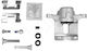 Bremssättel Zurück Toyota Corolla 2002-2007 Vorne