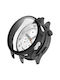 Husă din Plastic cu Sticlă Călită în Culoare Neagră pentru Xiaomi Watch 5
