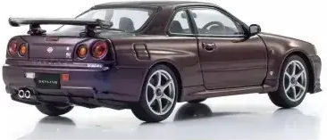Kyosho Model Nissan Skyline Gt R R34 V Spec Midnight Purple Iii 1/43
