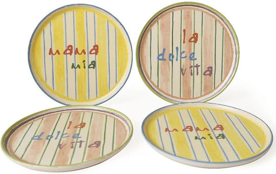 Hermia Multicolor Ceramică Set de Vase 12buc