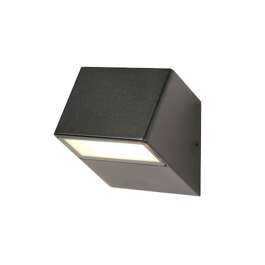 Aca Wall-Mounted Linear LED Light IP65 12W with Warm White Light 5x8.8cm