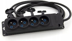 Brennenstuhl Power Strip 4 Sockets with 5m Cable Brennenstuhl Power Strip 4 Sockets with 5m Cable