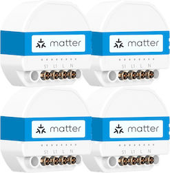 Meross Intelligenter Schalter Wi-Fi 10A Mit Neutral 4 Stück