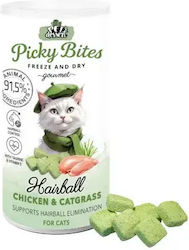 Pet's Dessert Picky Bites Răsfățuri Pentru Pisici Pui Iarbă De Pisică Liofilizate Fără Cereale Suport Digestie Reducere Bile De Păr 50 G Pet's Dessert Picky Bites Răsfățuri Pentru Pisici Pui Iarbă De Pisică Liofilizate Fără Cereale Suport Digestie Reducere Bile De Păr 50 G