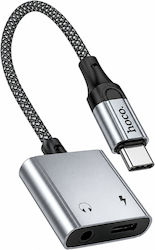 Hoco UPA34 USB-C male to USB-C / 3.5mm female Hoco UPA34 USB-C male to USB-C / 3.5mm female