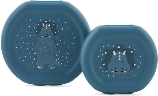 Trixie Snack box Πλαστικό Παιδικό Σετ Φαγητού Mr Triceratops 11.5 x 10.5 x 4.5εκ.