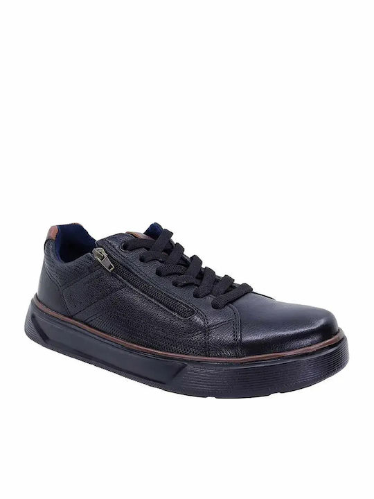 Men's Sneakers Preto / Pull Up Conhaque