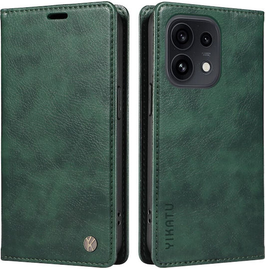 Yikatu Yk-006 Book Case Green Oppo Reno16 5G Reno16 Pro 5G